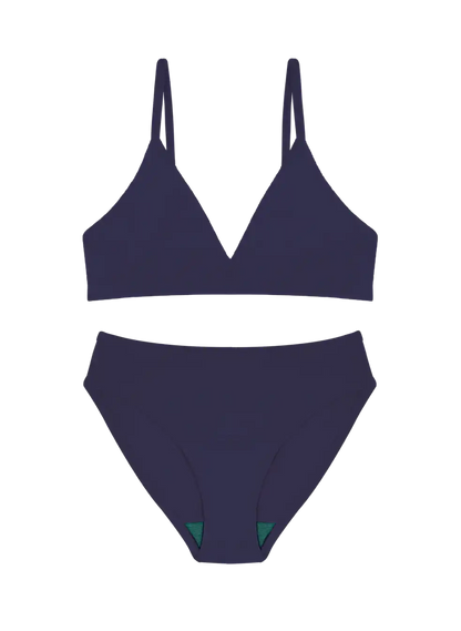 Triangle Bra & Bikini Set