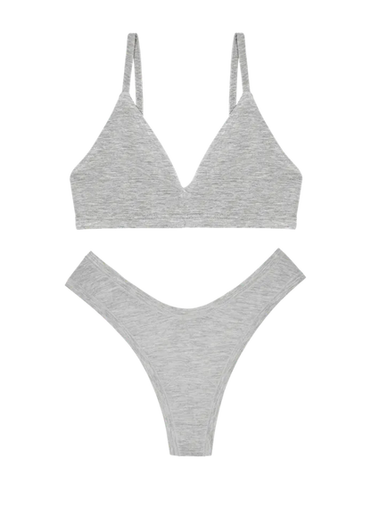 Triangle Bra & Dipped Thong Set