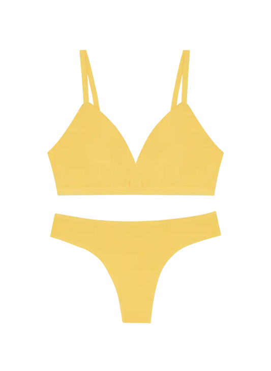 Triangle Bra & Low Profile Thong Set